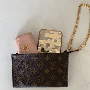 Authenticated used Louis Vuitton Monogram Pochette Toilette 15 M47546 Clutch Bag Ladies, Adult Unisex, Size: (HxWxD): 10cm x 17cm x 2cm / 3.93'' x